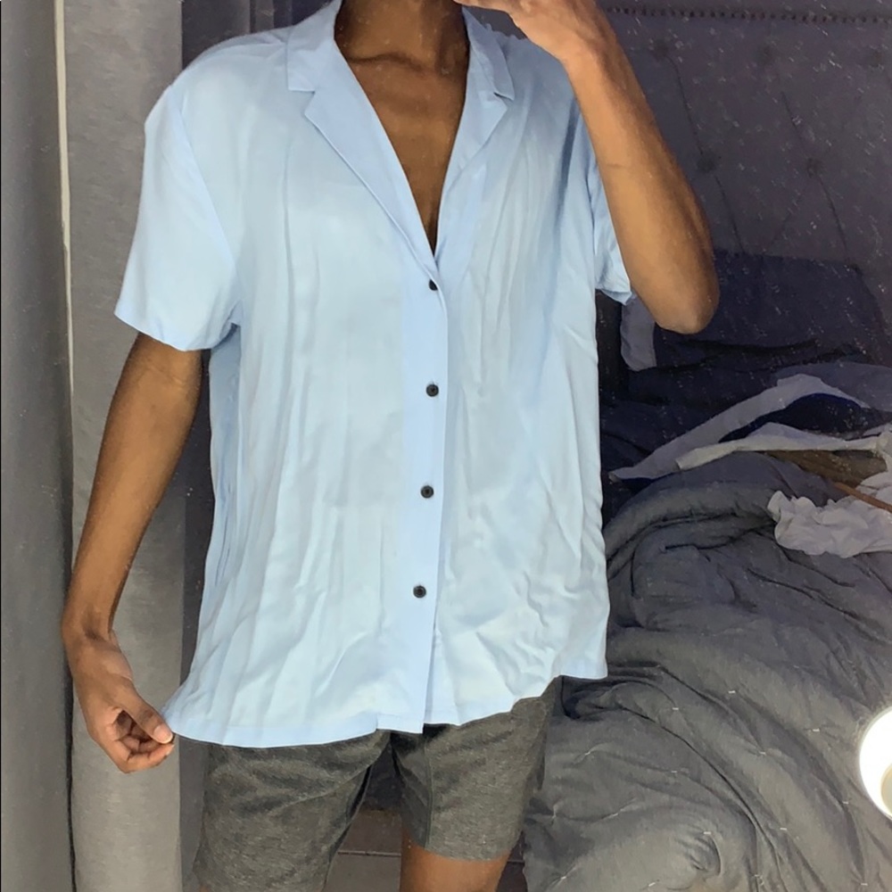 Baby Blue Oversized Shirt